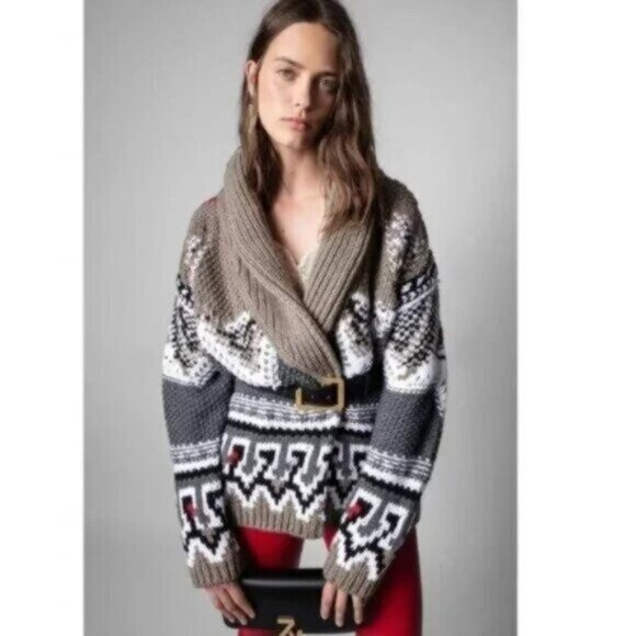 Zadig & Voltaire Ella Cowichan Cardigan XS / S - Picture 1 of 11